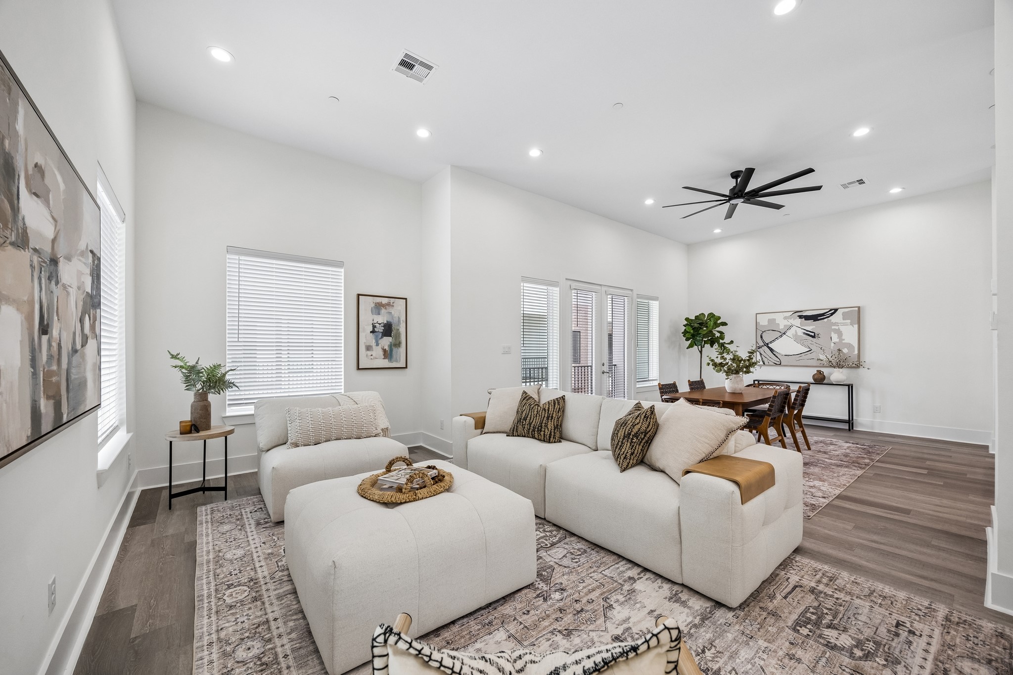 1618 Ojeman Road, Unit A Houston, TX 77055 - Photo 38 of 39 The second floor has an open floor plan with high ceilings and plenty of natural lighting.