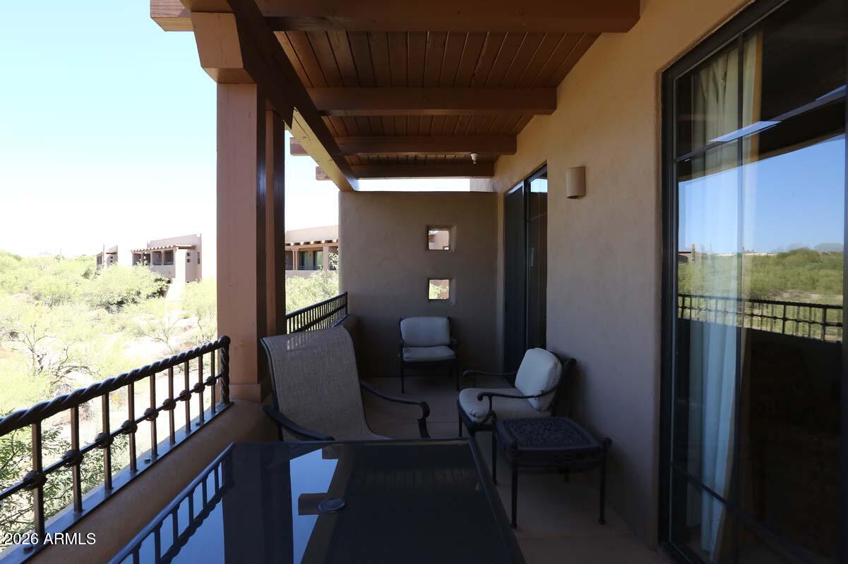 36601 North Mule Train Road, Unit 13D Carefree, AZ 85377 - Photo 39 of 51 Covered Balcony
