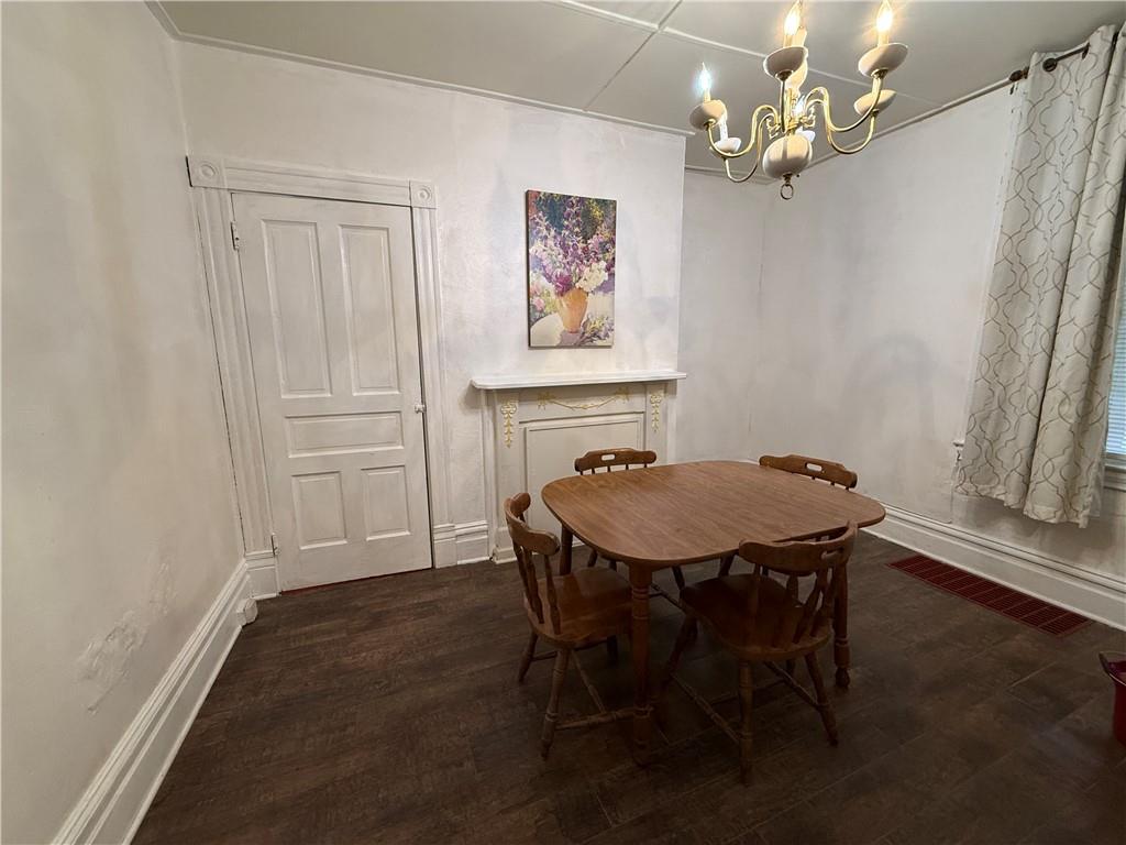 14 Shank Street Pittsburgh, PA 15212 - Photo 5 of 30 a view of a dining room with furniture and a chandelier