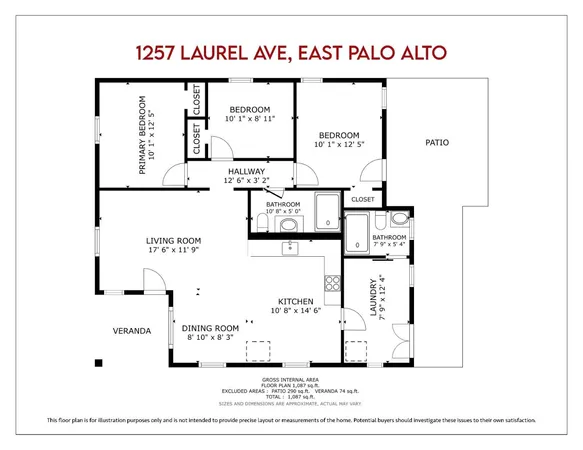 $699,000 | 1257 Laurel Avenue, East Palo Alto, CA 94303