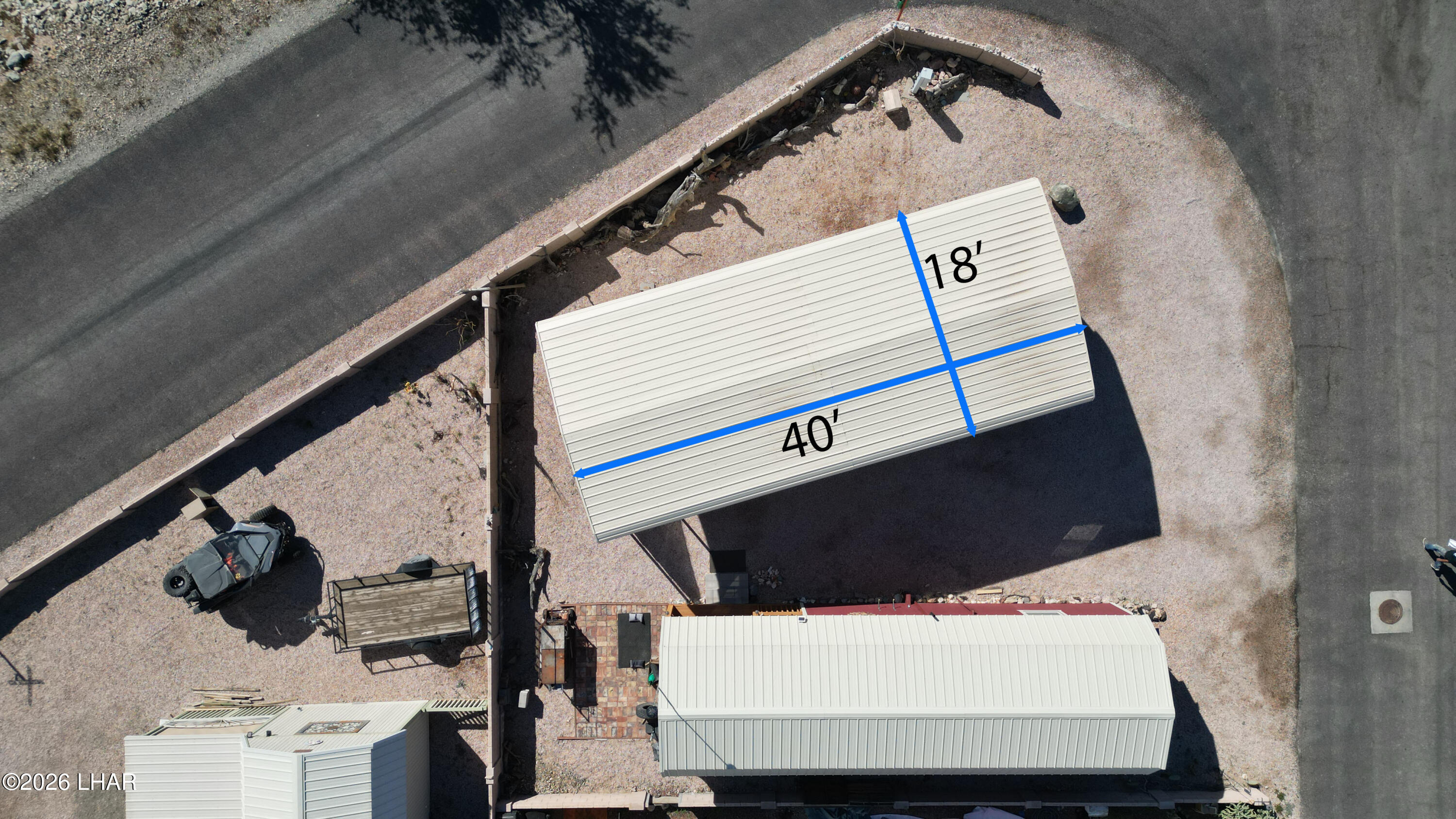 55 North Sagebrush Road Quartzsite, AZ 85346 - Photo 3 of 28 Dimensions 1