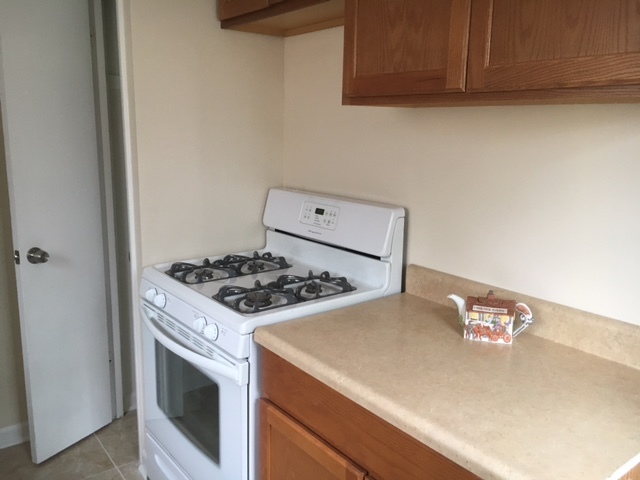 8010 West Lyons Street, Unit B Niles, IL 60714 - Photo 3 of 19 a stove top oven sitting inside of a kitchen