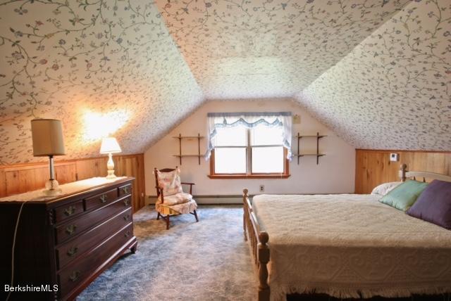 51 Main Road Monterey, MA 01230 - Photo 11 of 17 a bedroom with a bed and wooden floor