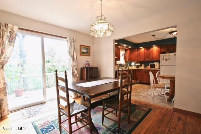 51 Main Road Monterey, MA 01230 - Photo 7 of 17 a view of a dining room with furniture window and wooden floor