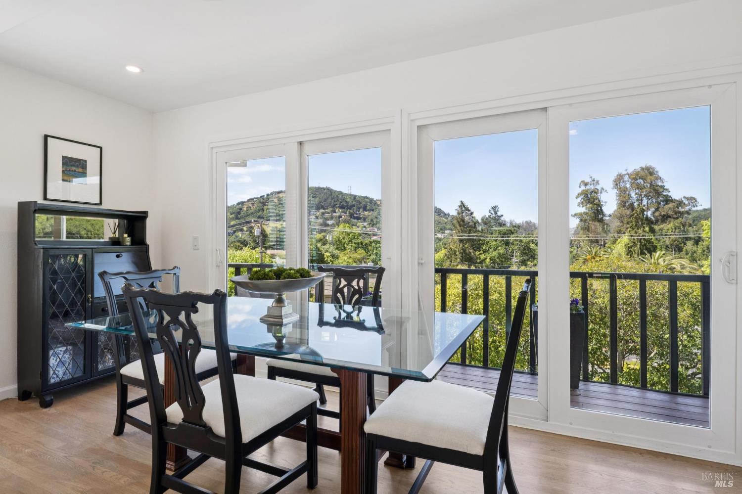 1380 Grand Avenue San Rafael, CA 94901 - Photo 11 of 46 a view of a dining room with furniture window and outside view