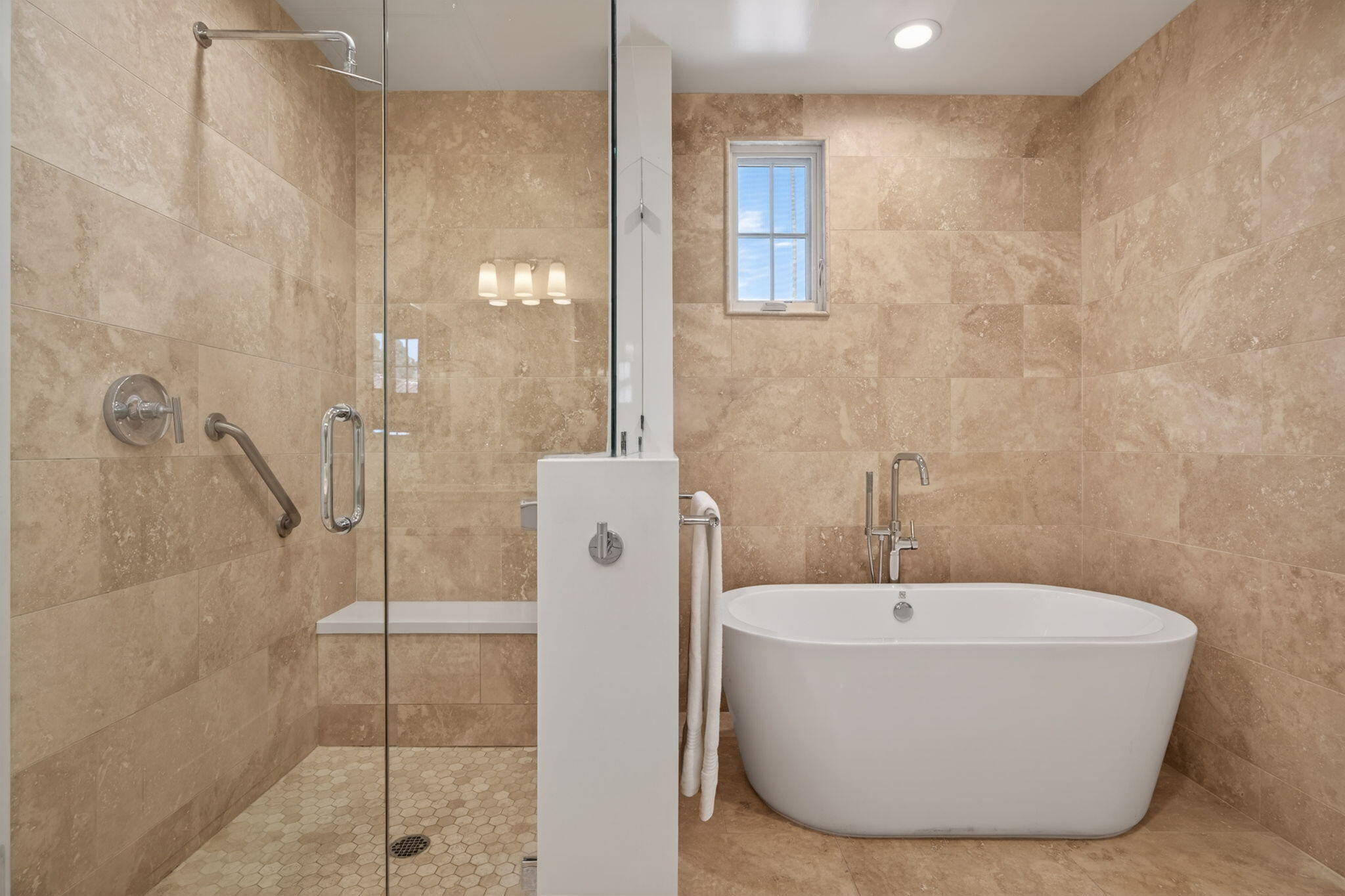 3718 State Street, Unit 139 Santa Barbara, CA 93105 - Photo 19 of 34 a bathroom with a bathtub and shower
