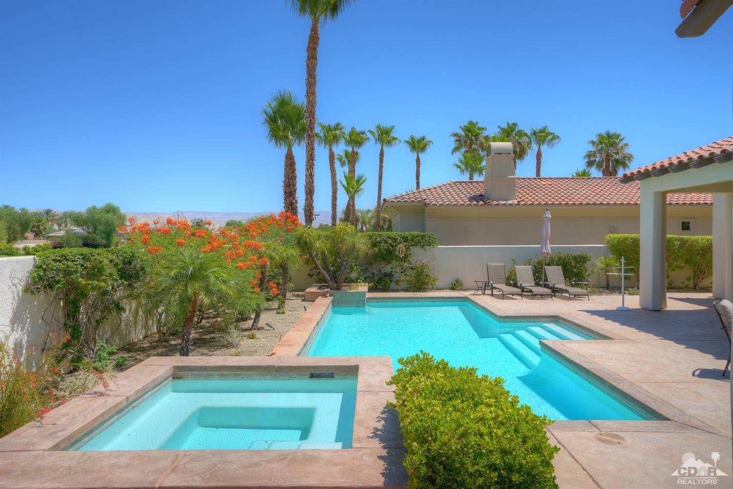329 Loch Lomond Road Rancho Mirage, CA 92270 - Photo 41 of 50 a view of a house with swimming pool