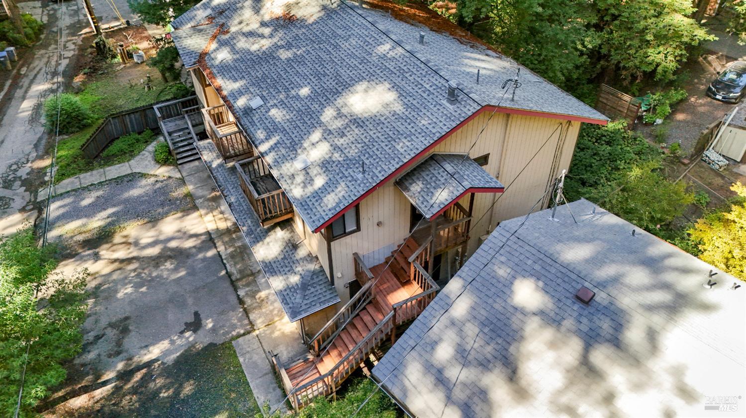 14571 Canyon 1 Road Guerneville, CA 95446 - Photo 28 of 37 a view of a house with a yard