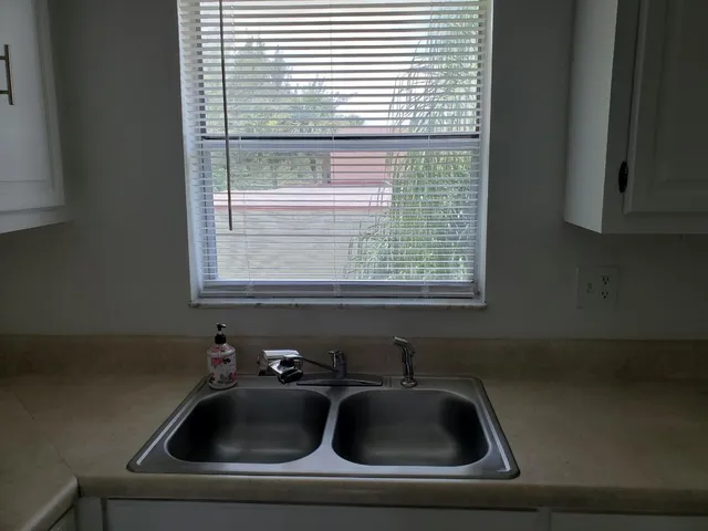 a bathroom with a sink