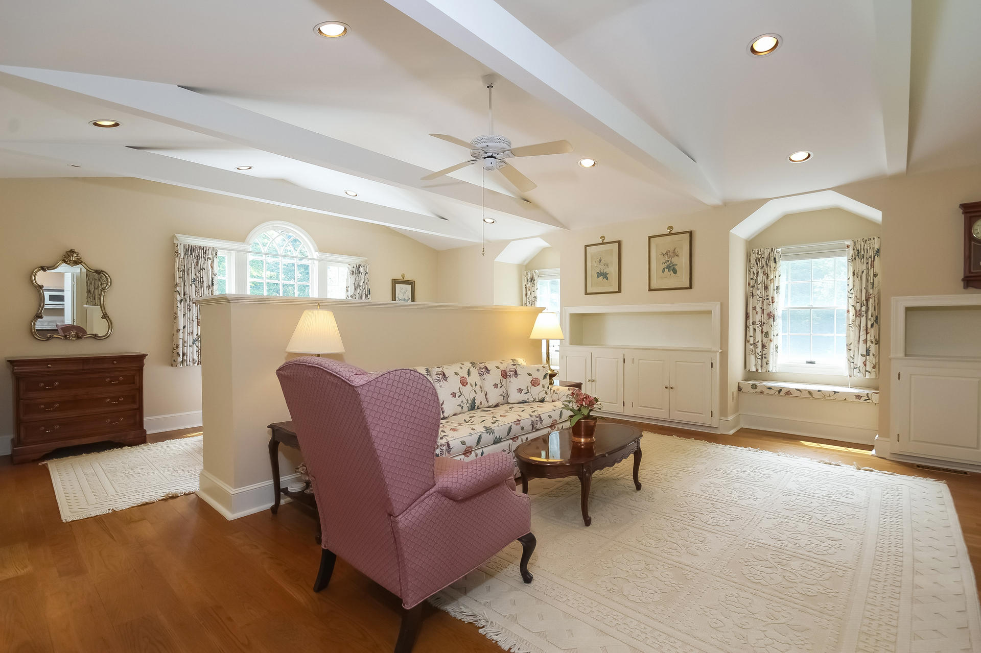 447 Valley Road New Canaan, CT 06840 - Photo 31 of 49 a living room with furniture and a window