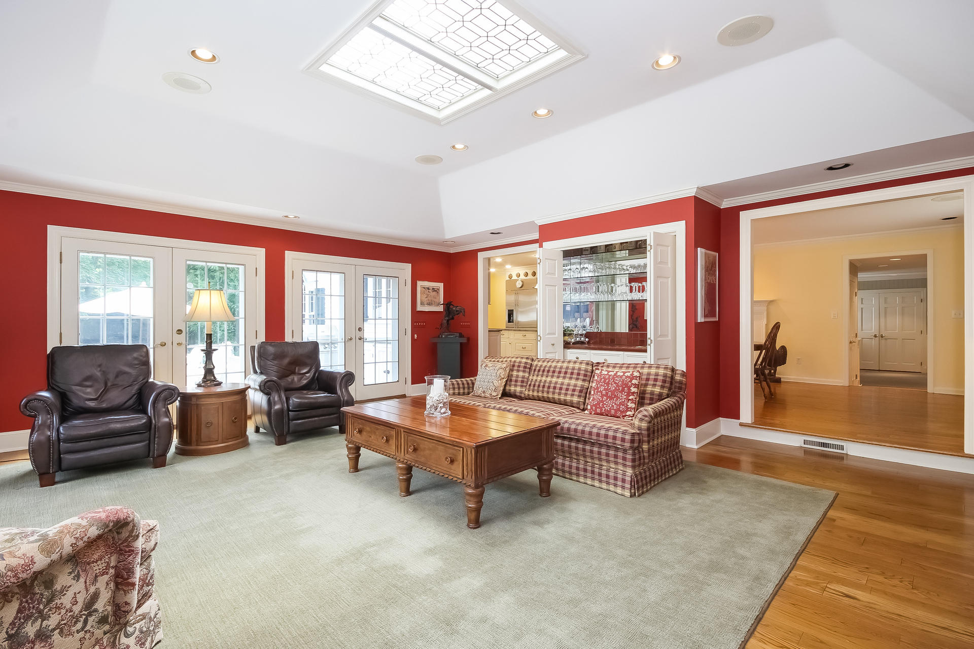 447 Valley Road New Canaan, CT 06840 - Photo 5 of 49 a living room with furniture and a large window