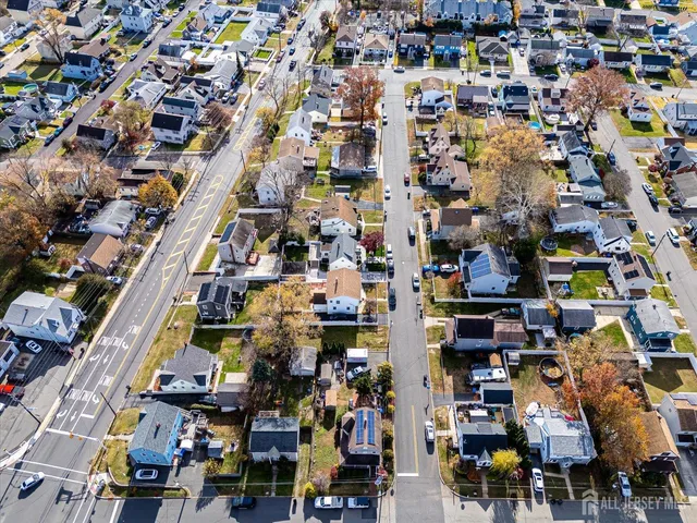 an aerial view of city