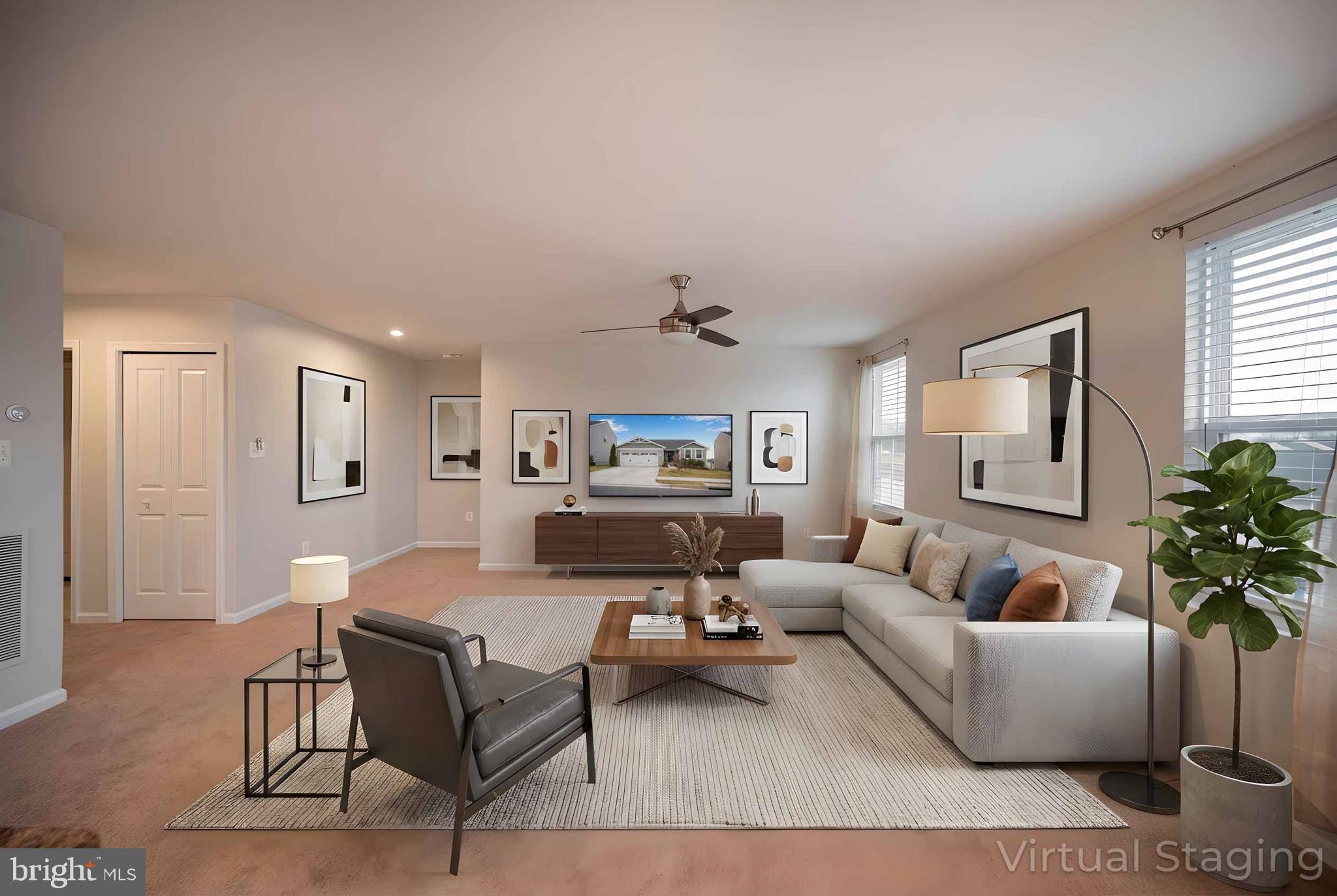 151 Cougill Road Middletown, VA 22645 - Photo 18 of 41 a living room with furniture and a large window