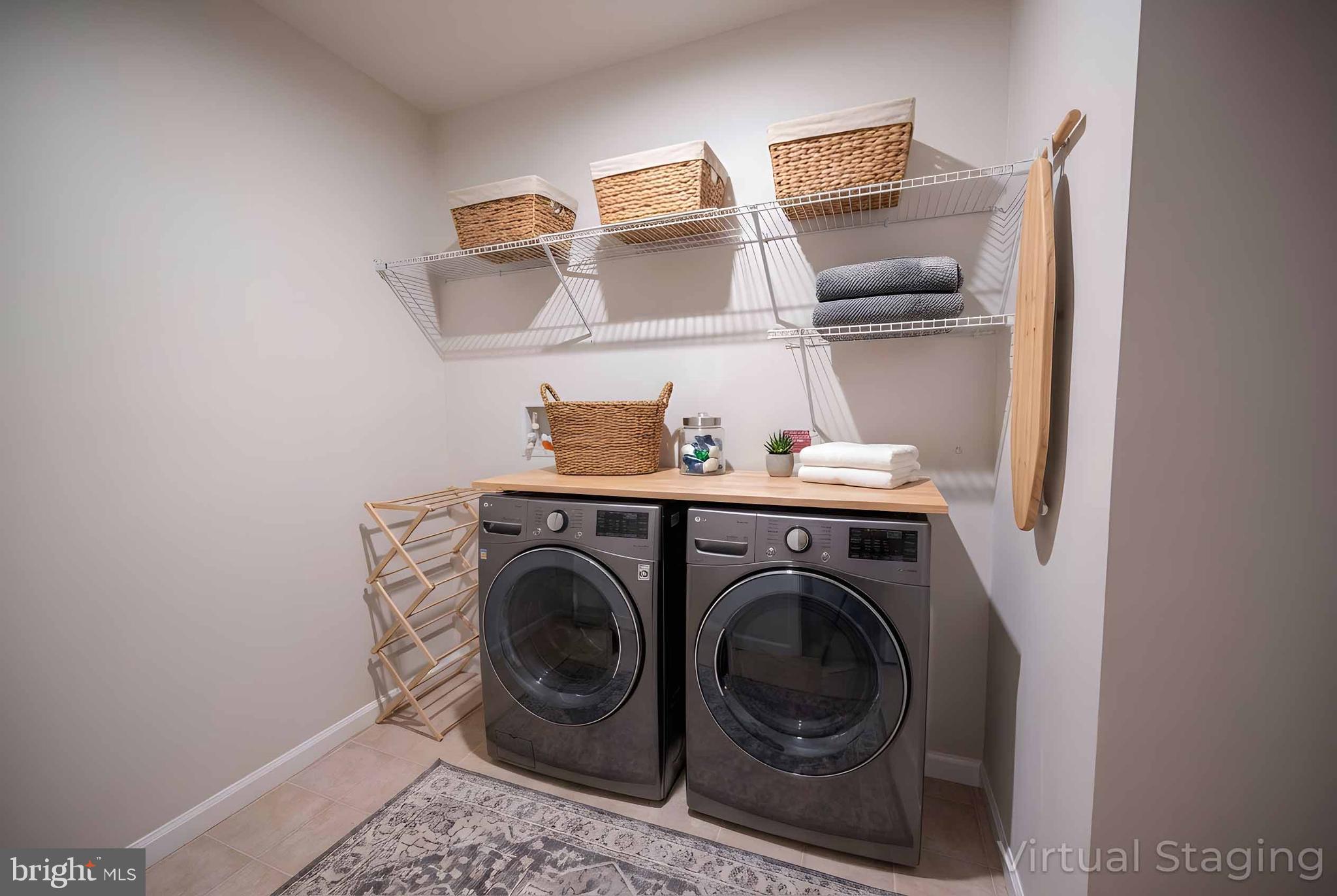 151 Cougill Road Middletown, VA 22645 - Photo 32 of 41 a utility room with dryer and washer