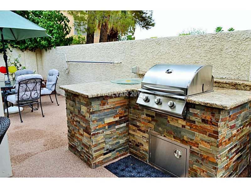 77 Westheimer Road Henderson, NV 89074 - Photo 6 of 35 Exterior Back. Built in BBQ