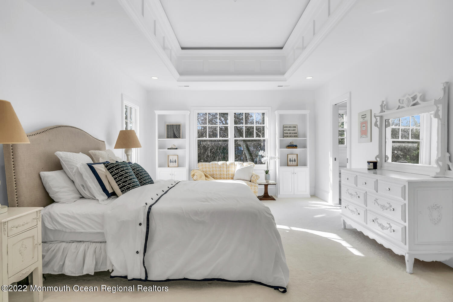 83 Rumson Road Rumson, NJ 07760 - Photo 37 of 56 a spacious bedroom with a large bed and a window