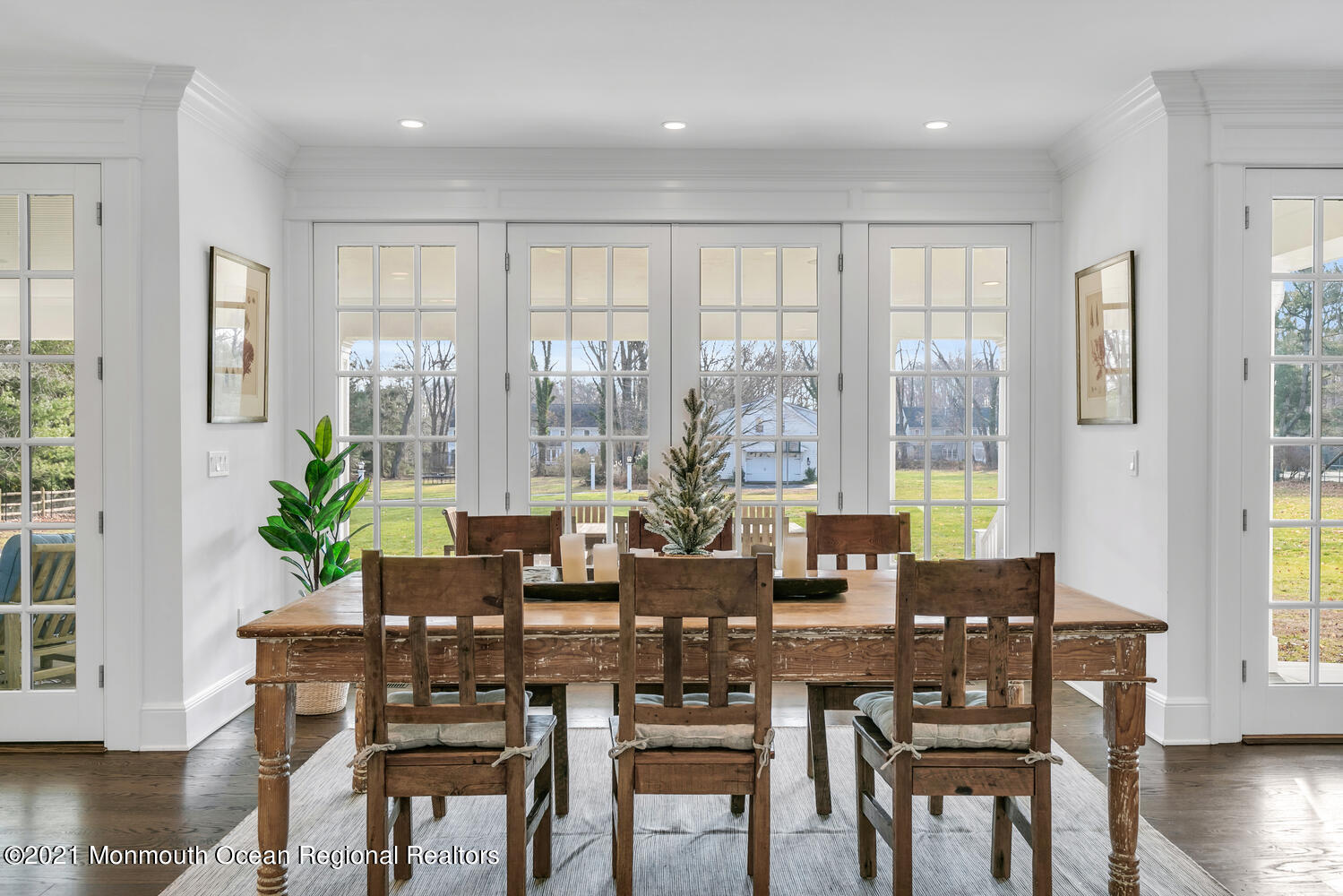 83 Rumson Road Rumson, NJ 07760 - Photo 8 of 56 a view of a dining room with furniture window and wooden floor