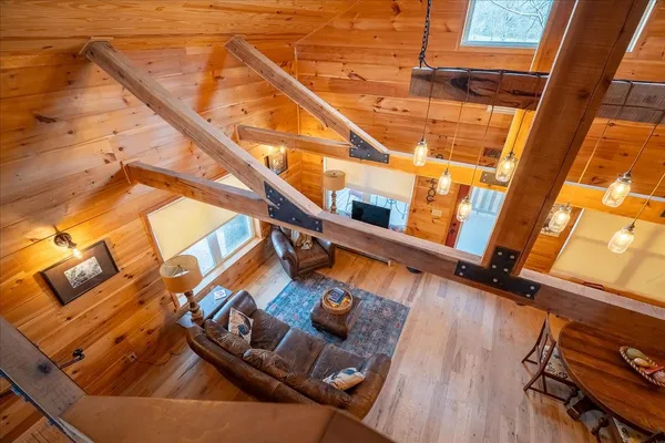 a view of outdoor space with seating area