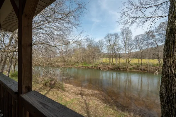 a view of a house with backyard and tree