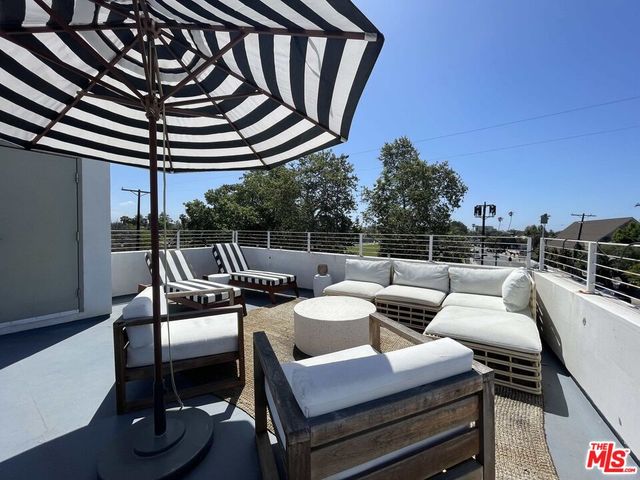 a view of outdoor space with seating