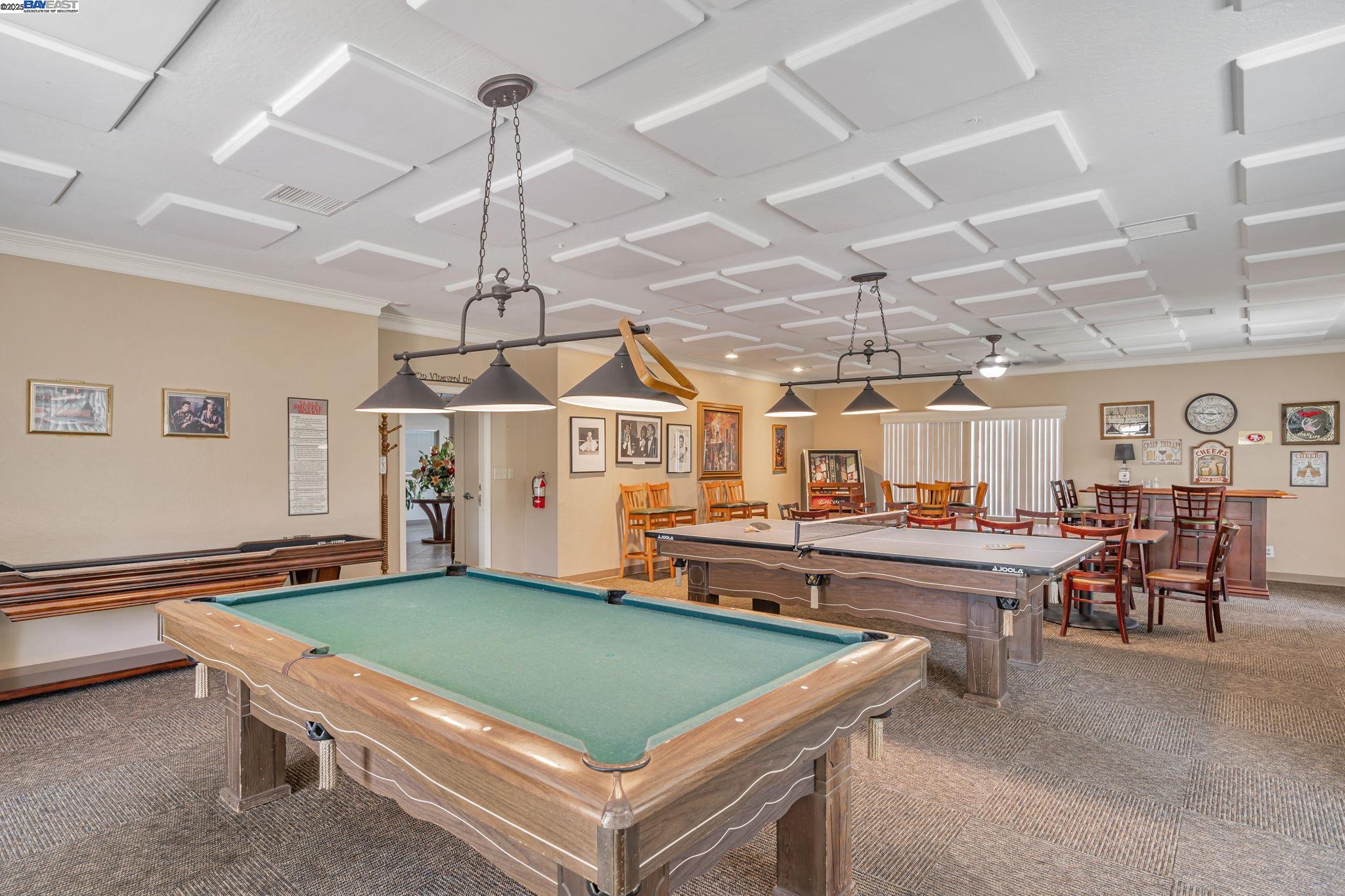 3263 Vineyard, Unit 68 Pleasanton, CA 94566 - Photo 36 of 41 a room with pool table and windows