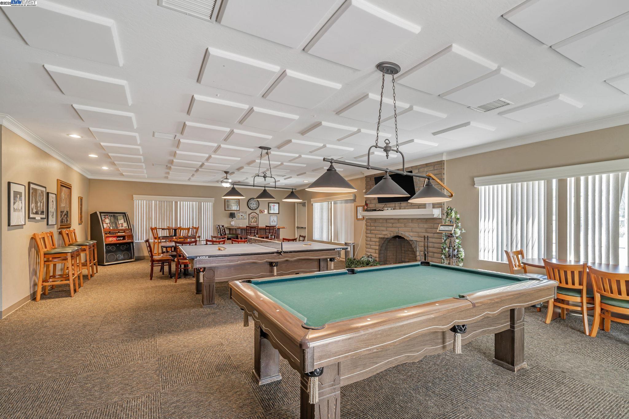 3263 Vineyard, Unit 68 Pleasanton, CA 94566 - Photo 37 of 41 a room with furniture pool table flat screen tv and windows