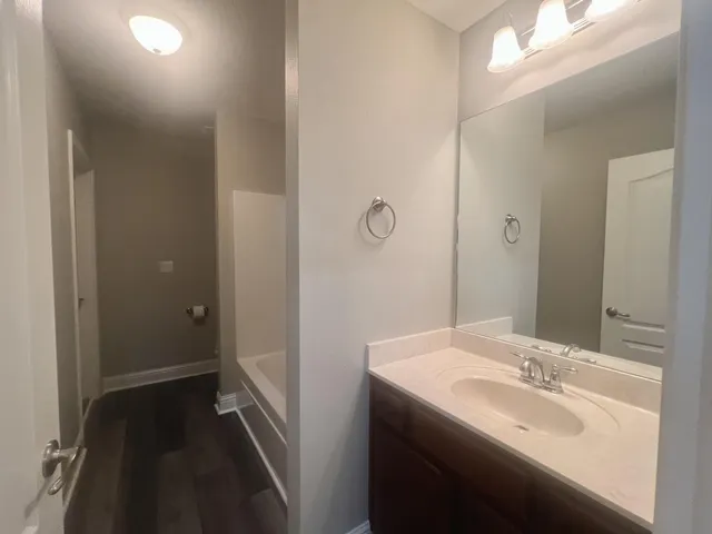 a view of outdoor space with backyard