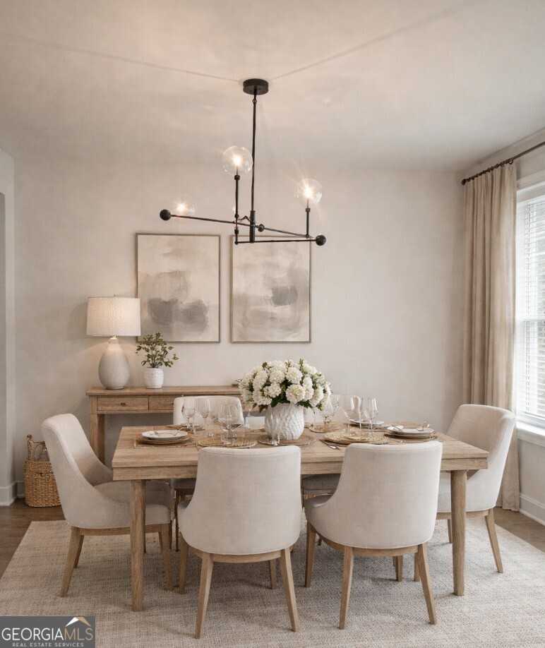 128 Patillo Manor, Unit 7 Stockbridge, GA 30281 - Photo 18 of 37 a view of a dining room with furniture and window