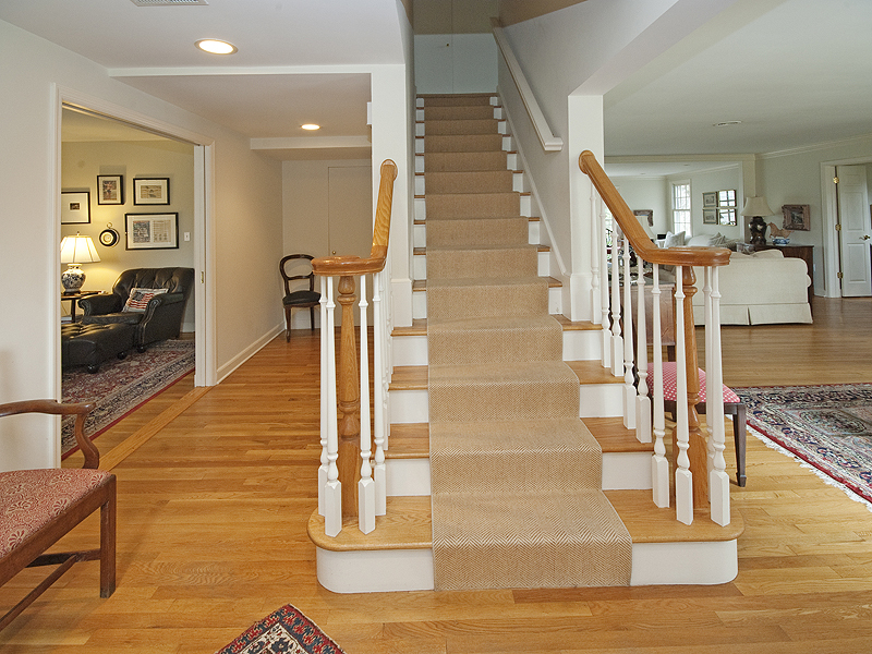 159 Oenoke Ridge New Canaan, CT 06840 - Photo 6 of 28 a view of entryway and hall with wooden floor