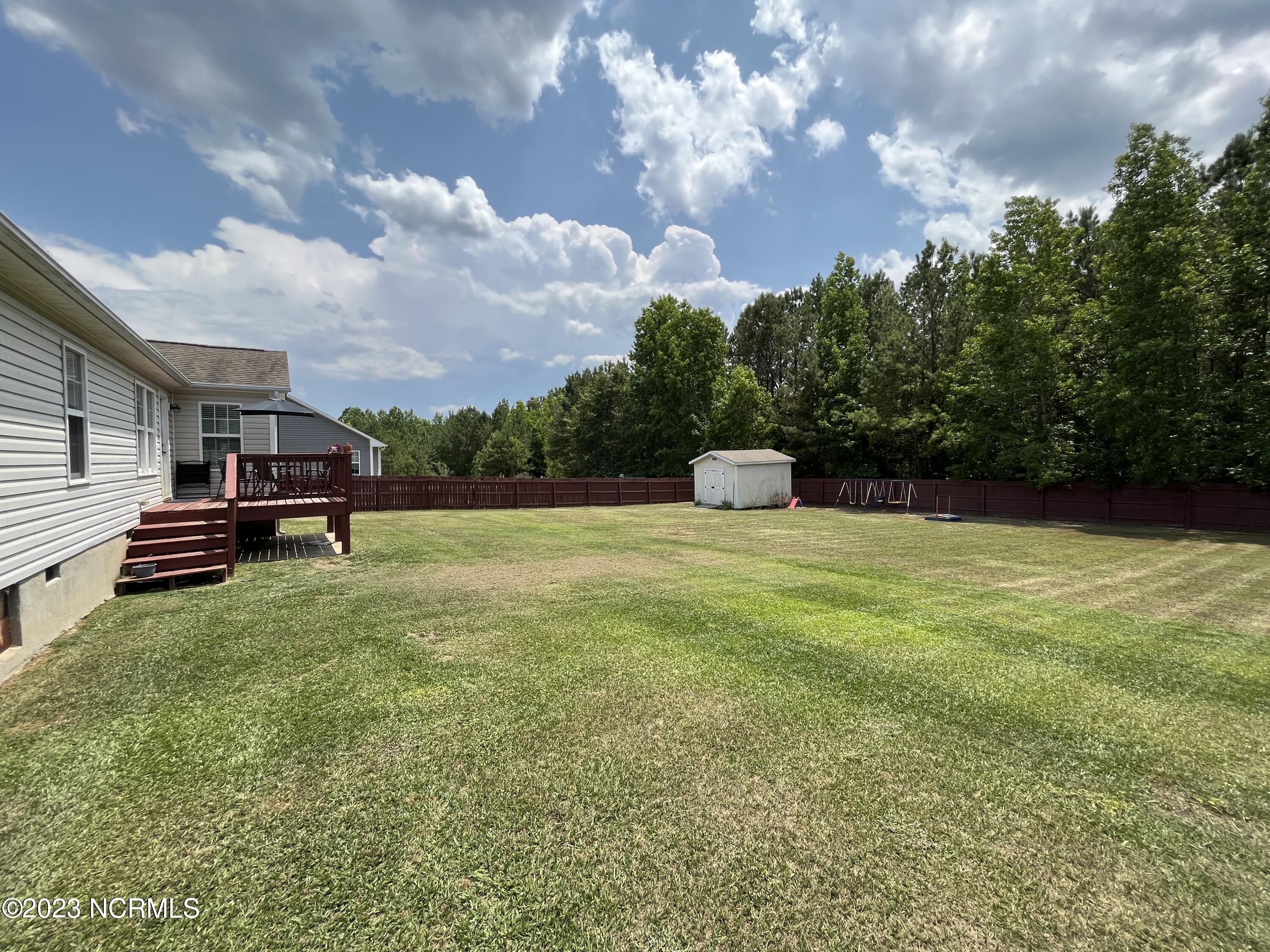 100 Jaylin Boulevard Spring Lake, NC 28390 - Photo 32 of 34 Backyard - 100 Jaylin Blvd