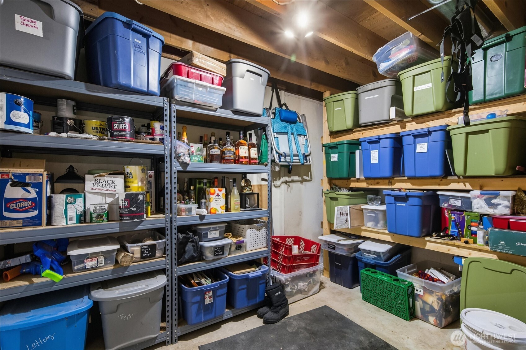 4955 South Pass Road Sumas, WA 98295 - Photo 28 of 40 a store room with lots of books and a wooden cabinets