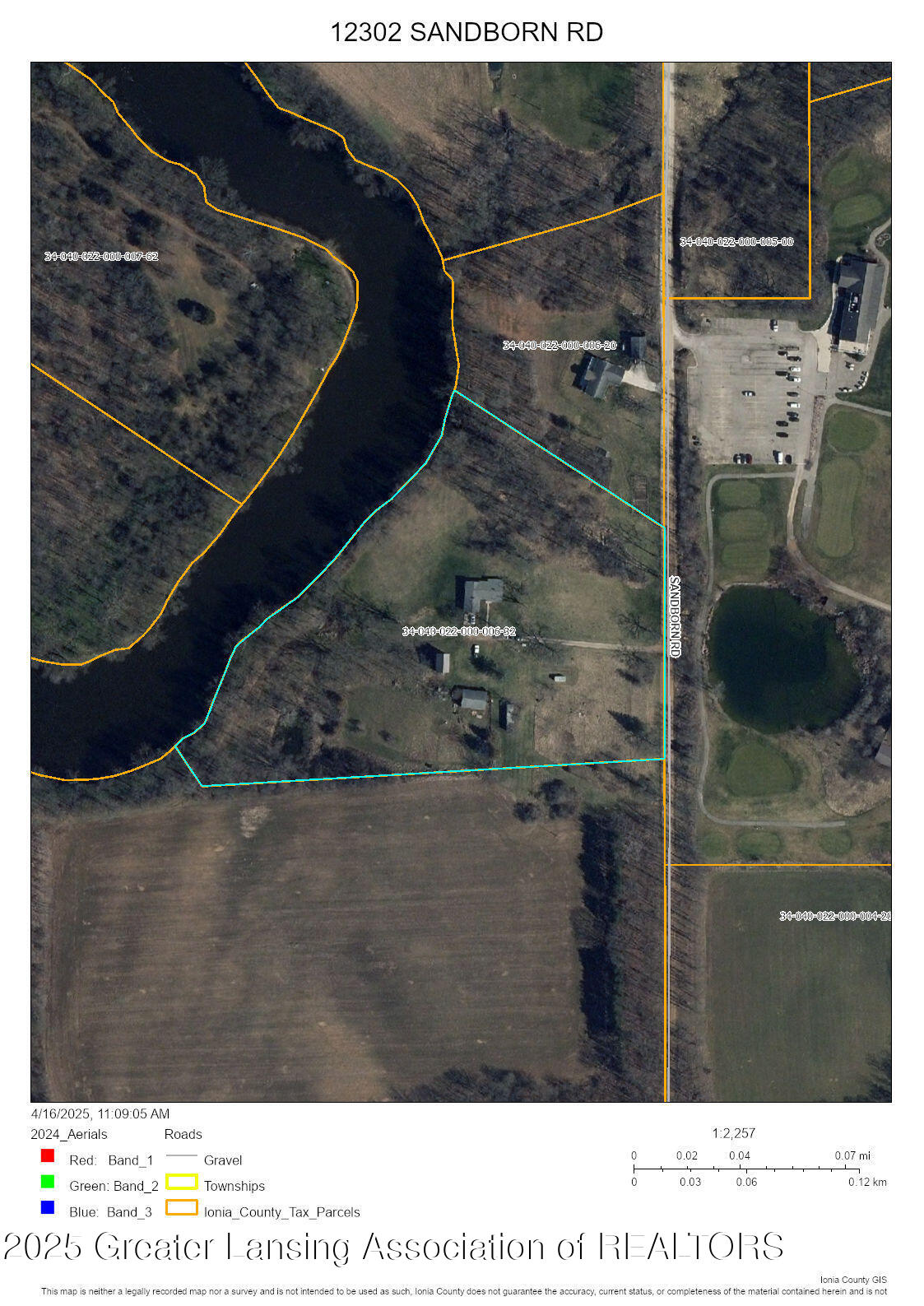 12302 Sandborn Road Portland, MI 48875 - Photo 9 of 59 GIS