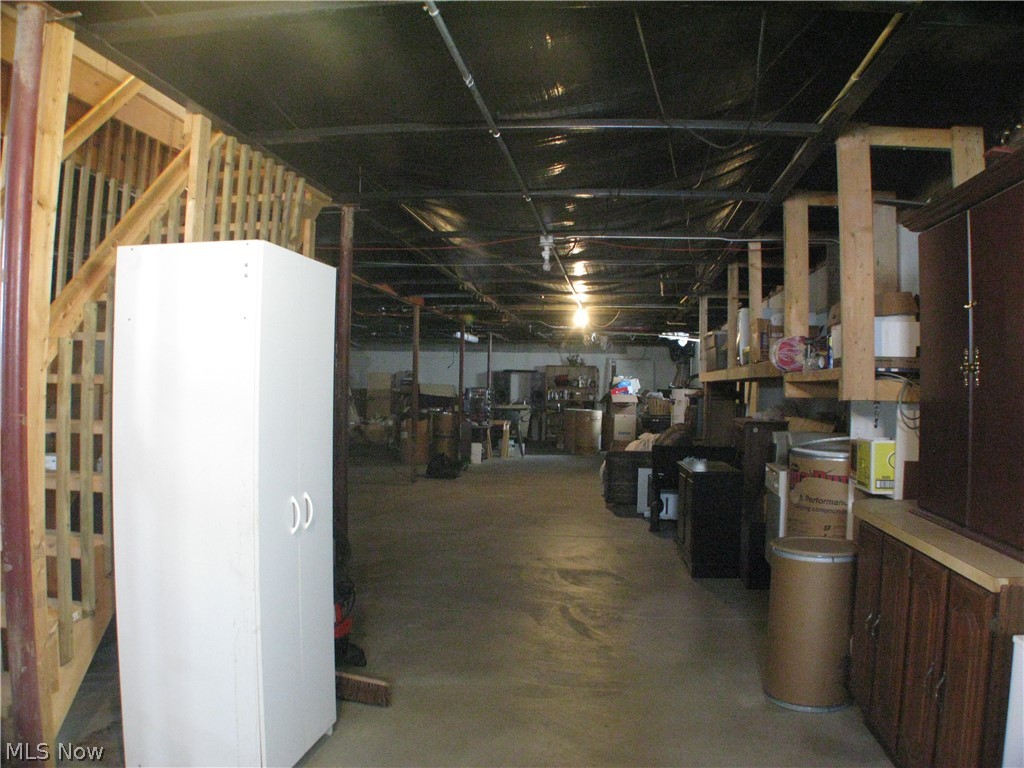 7963 Fenton Road Orwell, OH 44076 - Photo 17 of 20 Full basement with walk up to back yard