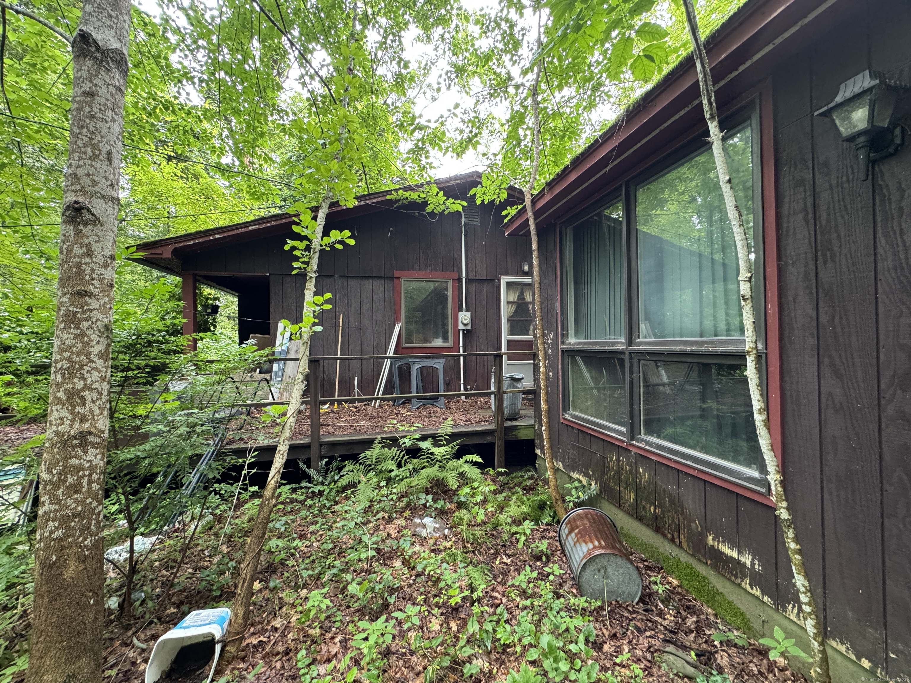 Undisclosed Address Chaplin, CT 06235 - Photo 5 of 5 a view of a backyard with plants