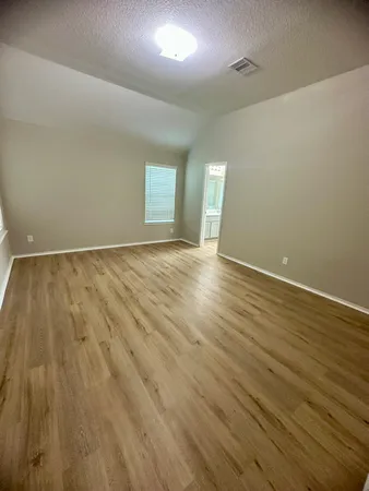 wooden floor in a room