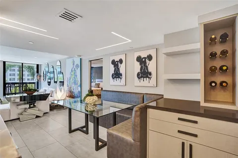 a living room with furniture and window