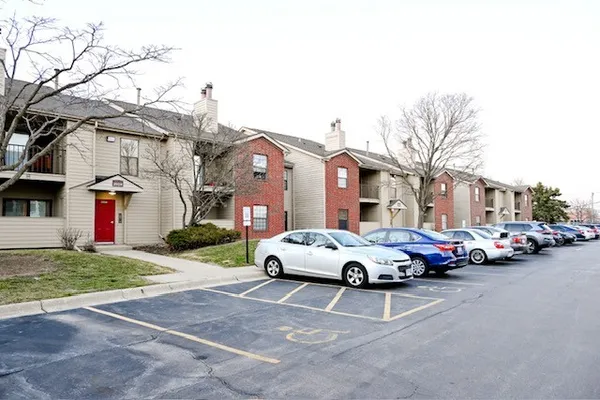 a car parked in front of a house