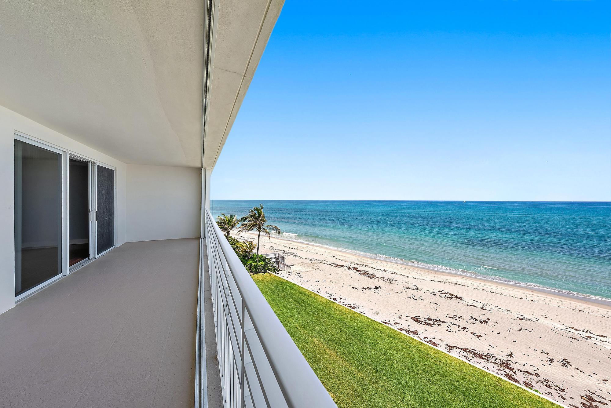 350 South Beach Road, Unit 503 Tequesta, FL 33469 - Photo 26 of 51 a view of ocean from a balcony
