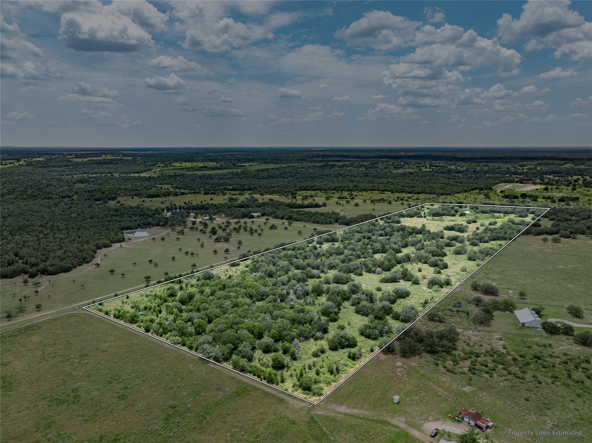 1345 Davis Road Muldoon, TX 78949 - Photo 25 of 25 a view of a field with an ocean