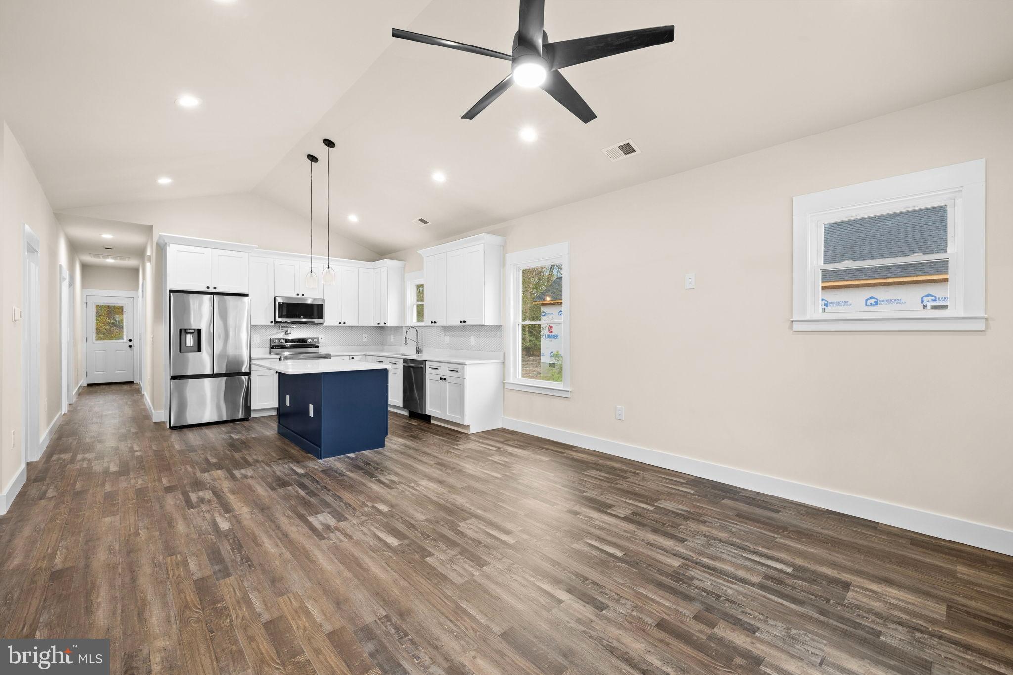 316 9th Street Colonial Beach, VA 22443 - Photo 58 of 63 a view of kitchen with wooden floor