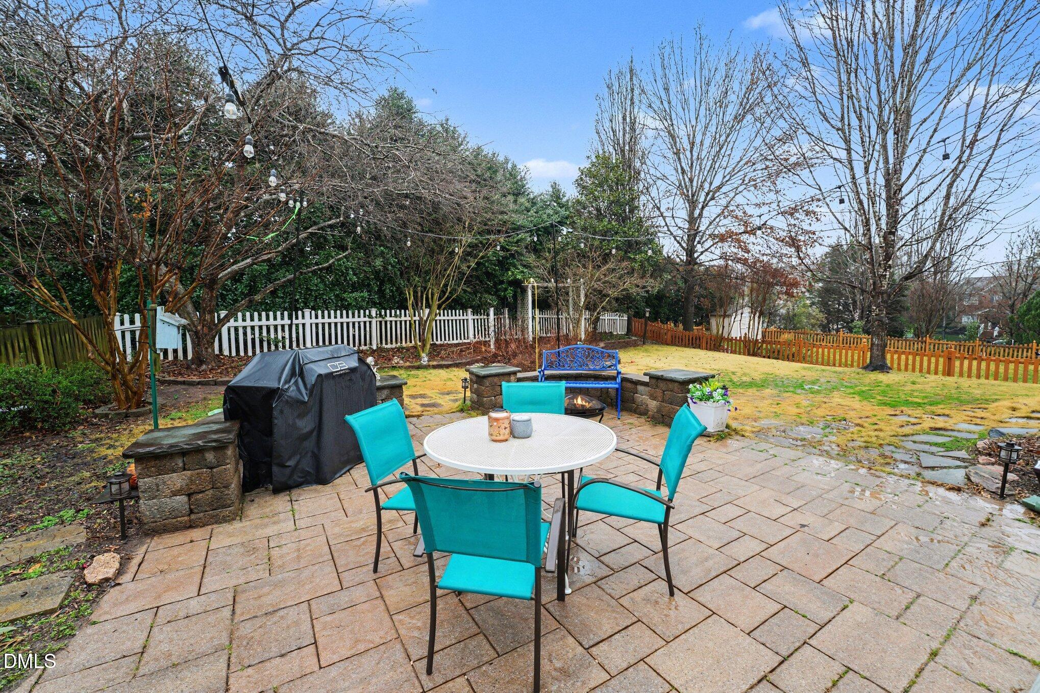 2505 Wyatt Lane Raleigh, NC 27614 - Photo 34 of 54 a view of a backyard with sitting area