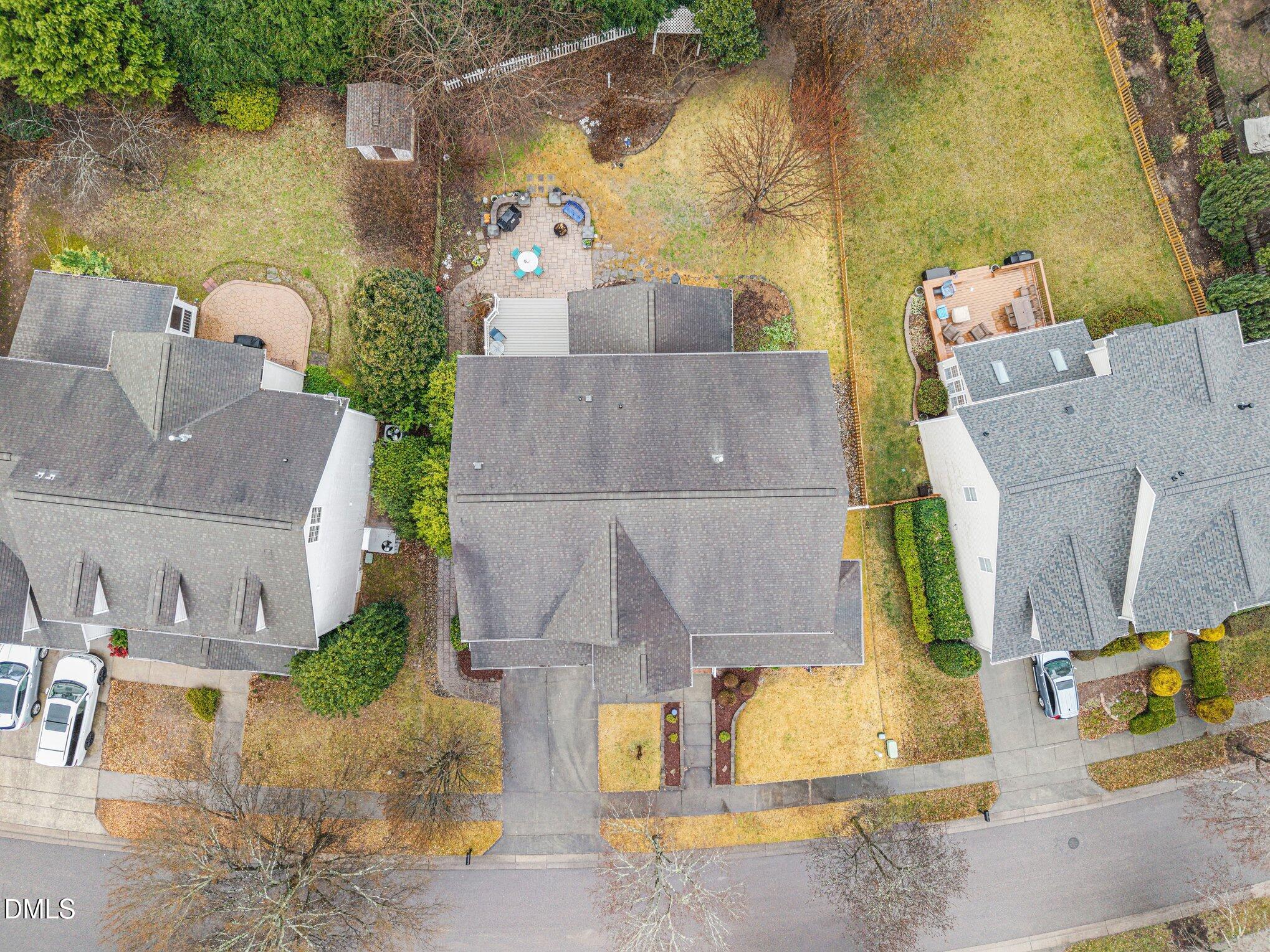2505 Wyatt Lane Raleigh, NC 27614 - Photo 38 of 54 an aerial view of a house with outdoor space