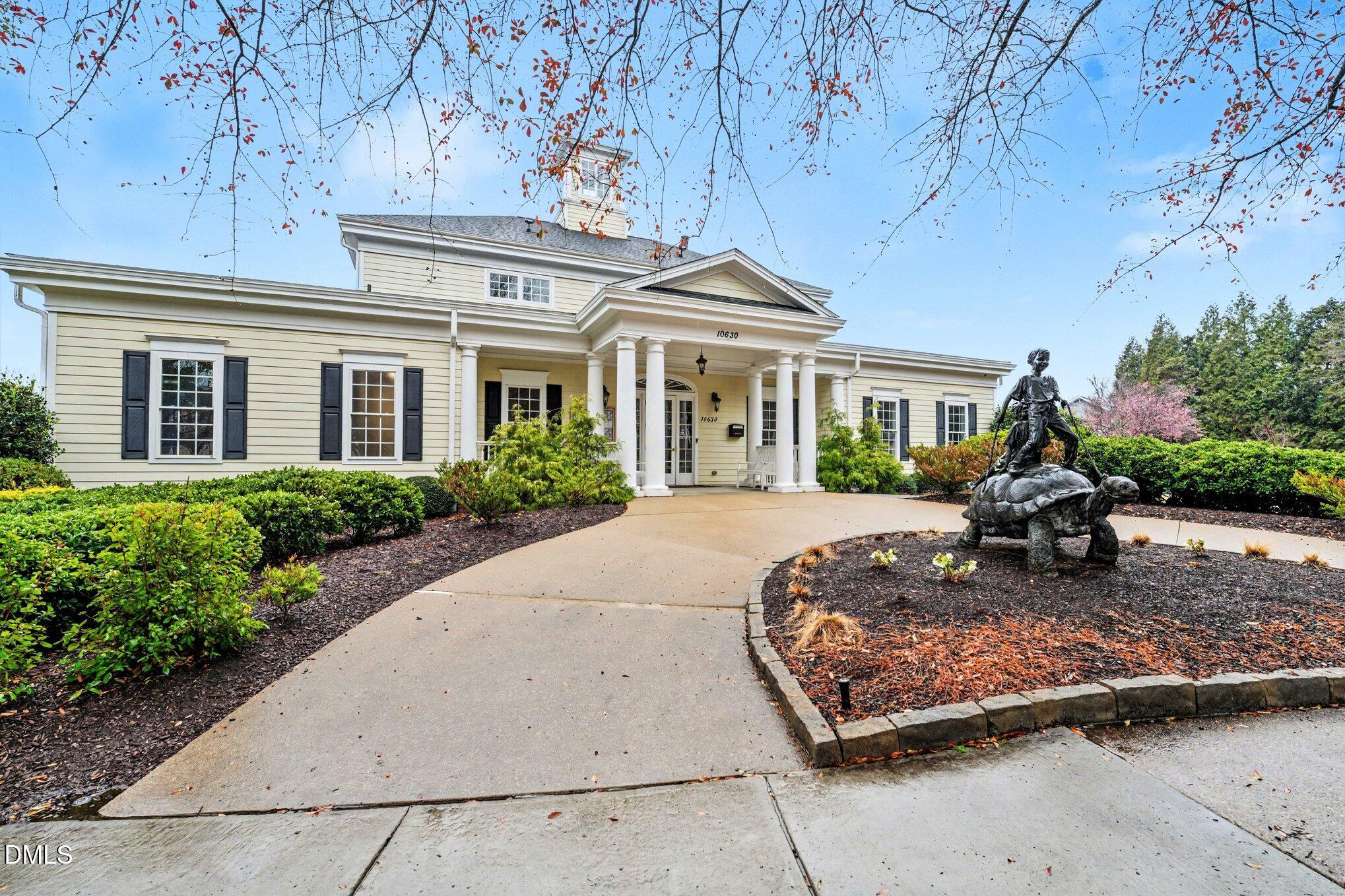 2505 Wyatt Lane Raleigh, NC 27614 - Photo 45 of 54 a front view of a house with garden