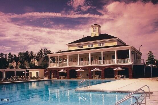 2505 Wyatt Lane Raleigh, NC 27614 - Photo 47 of 54 a view of a house with roof deck