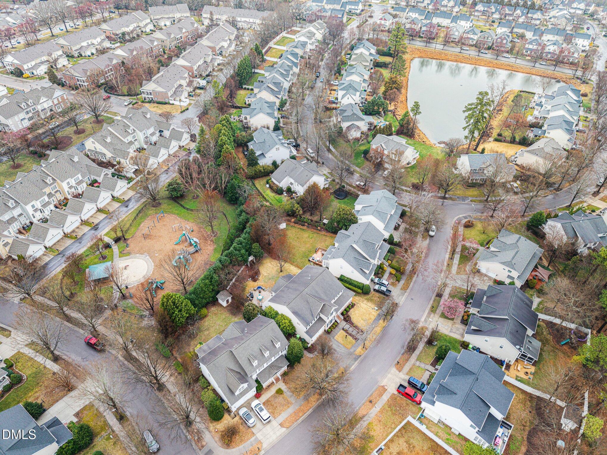 2505 Wyatt Lane Raleigh, NC 27614 - Photo 50 of 54 an aerial view of residential houses with outdoor space