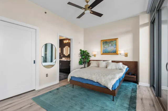 a view of a balcony with city view