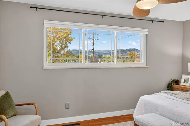 a room with a window