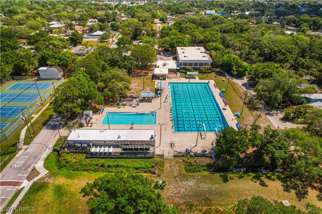 2345 Floyd Street Sarasota, FL 34239 - Photo 30 of 30 an aerial view of a house with a garden
