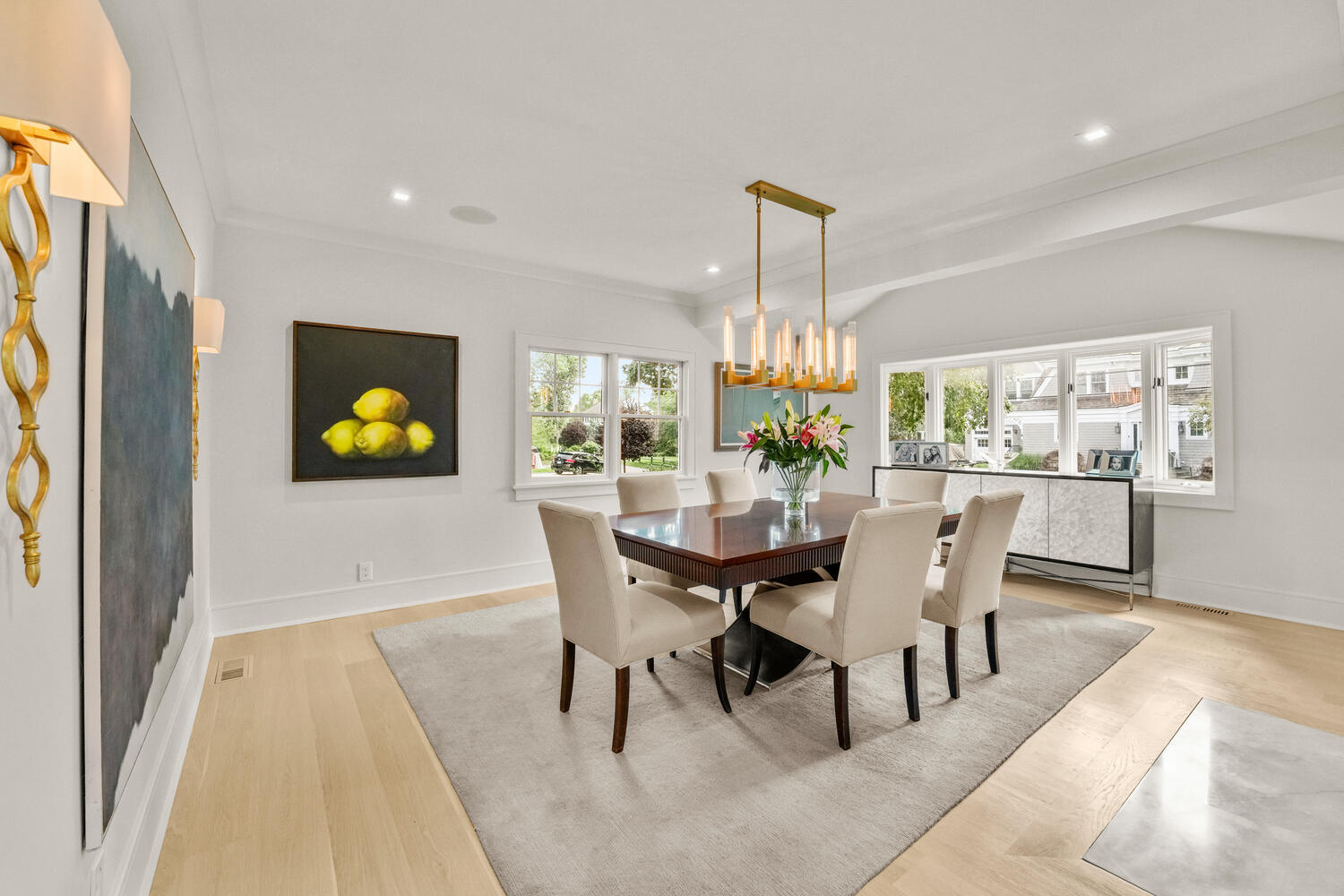 6 Mayflower Road Darien, CT 06820 - Photo 8 of 33 a view of a dining room with furniture and a potted plant