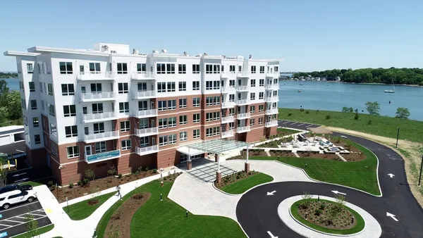 a view of a swimming pool and outdoor space